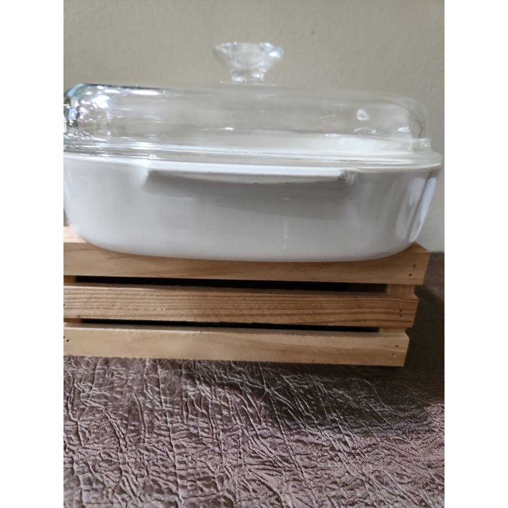 Corning Ware Forever Yours  Casserole Dish with Lid A-1-B 1  Pink Hearts Vintage - Picture 4 of 12